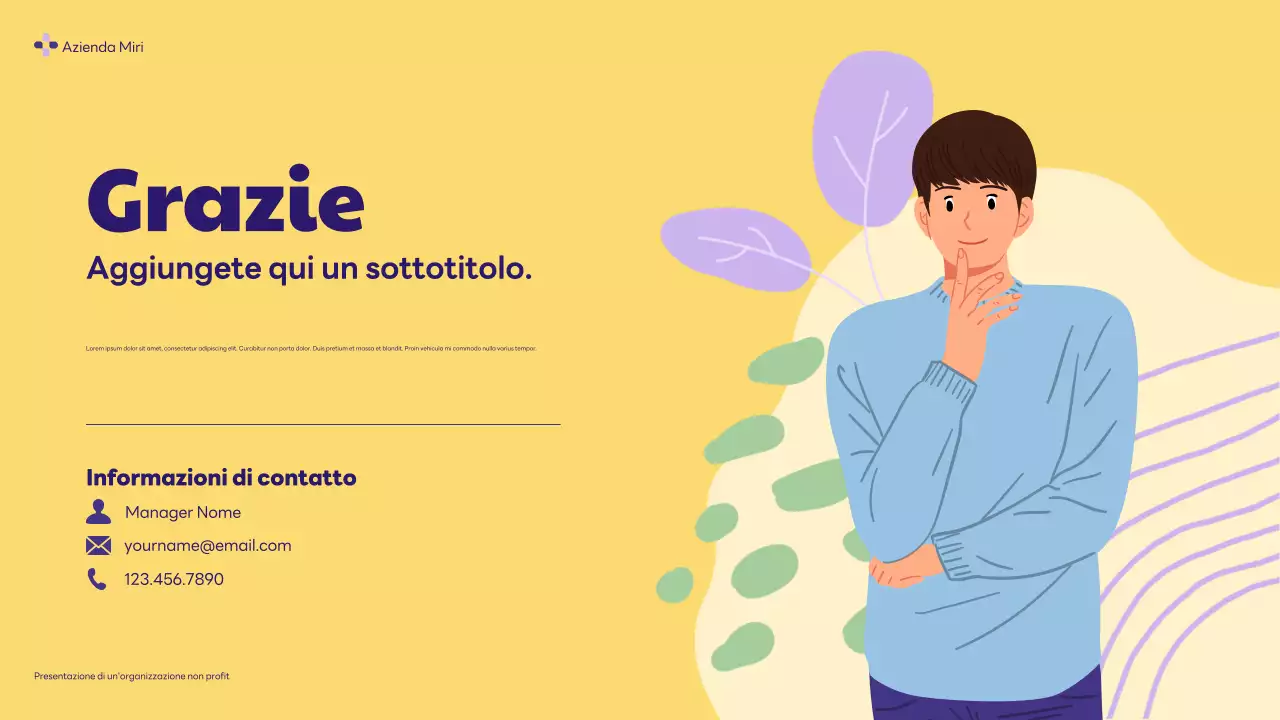 presentazione della salute moderna in viola