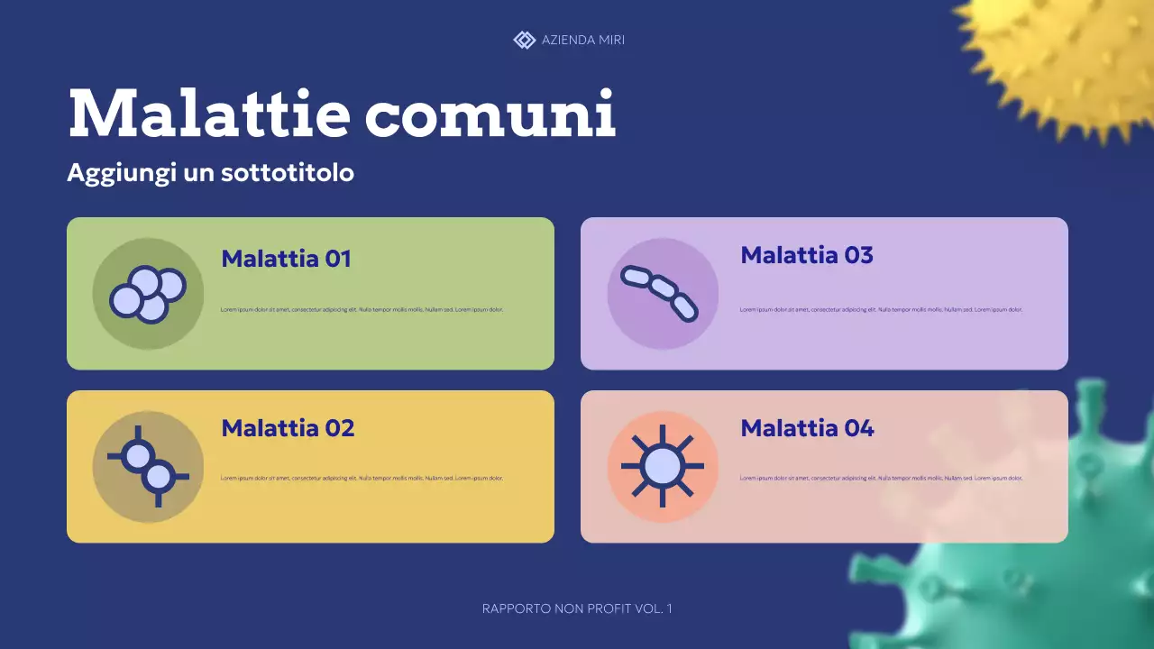 rapporto sull'informazione sanitaria blu moderna