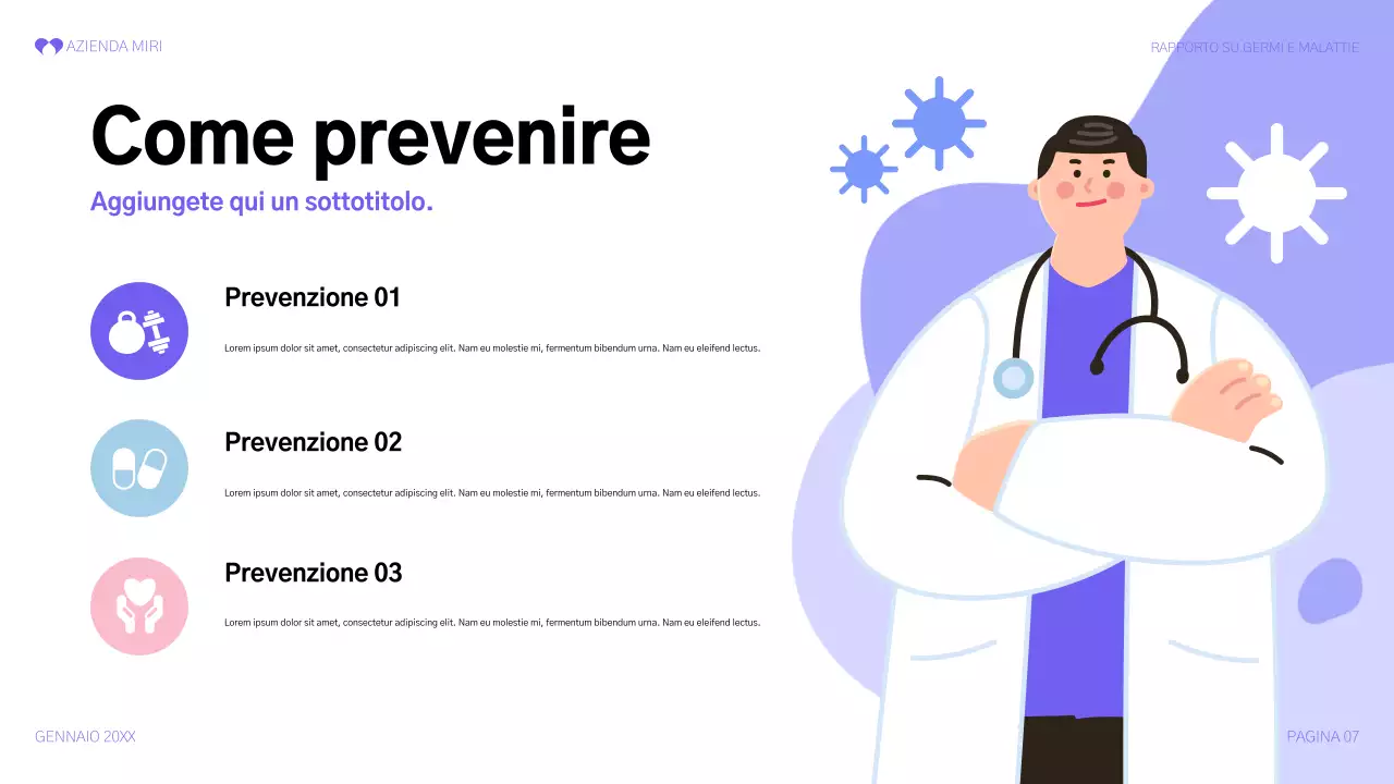 rapporto sulla salute moderna viola