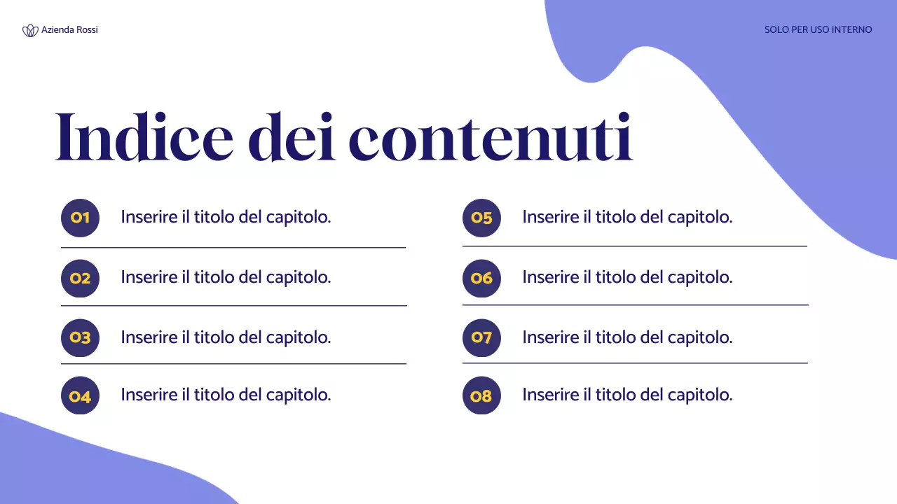 rapporto di sostenibilità blue floral