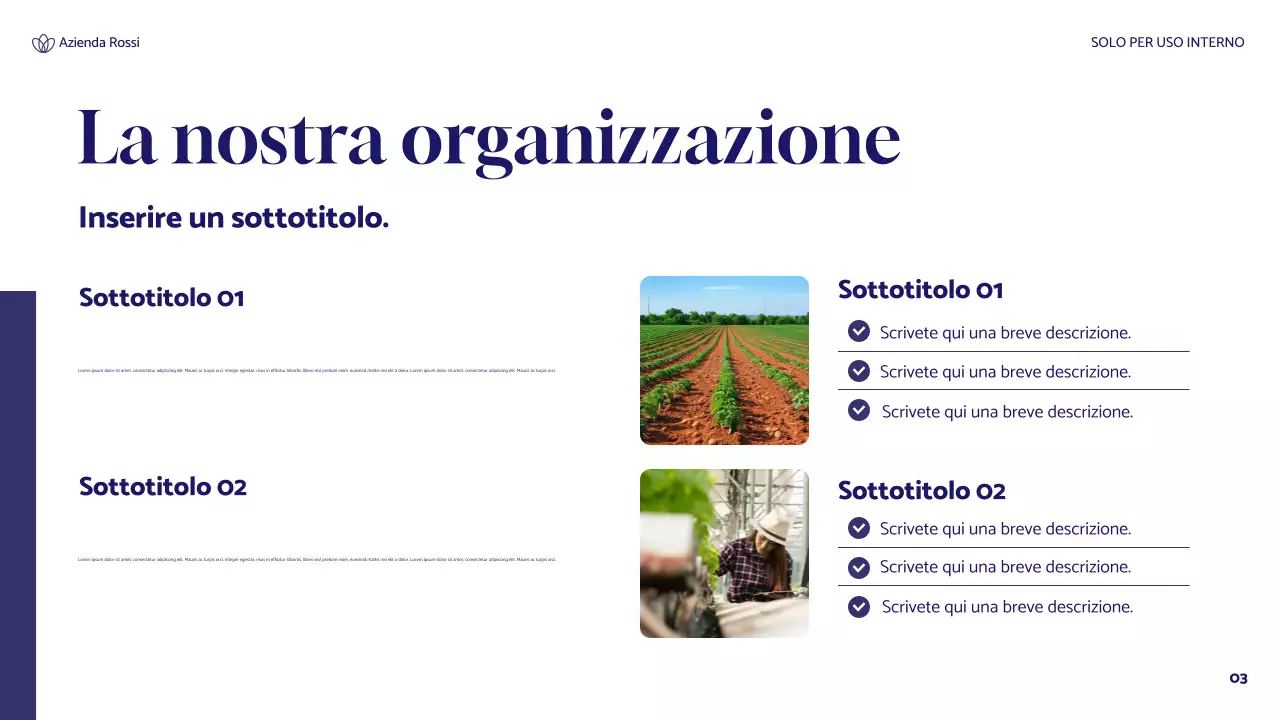 rapporto di sostenibilità blue floral