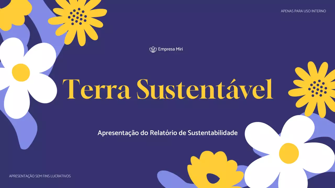relatório de sustentabilidade da blue floral