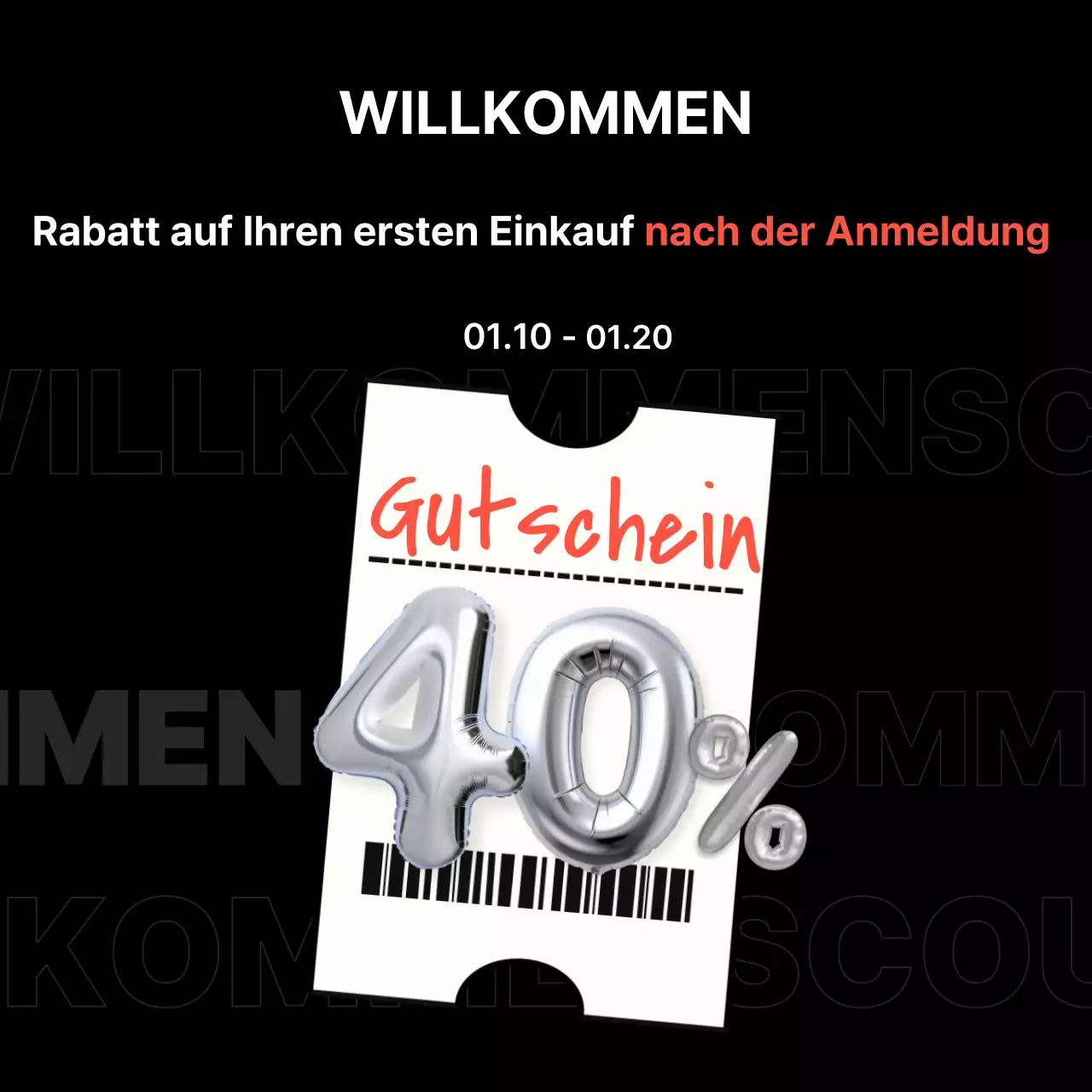 Silver Modern Sale Aktion