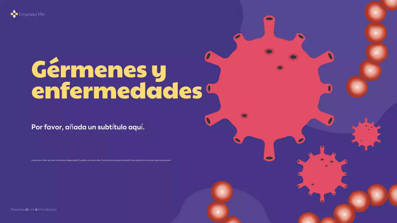 purple modern health presentation