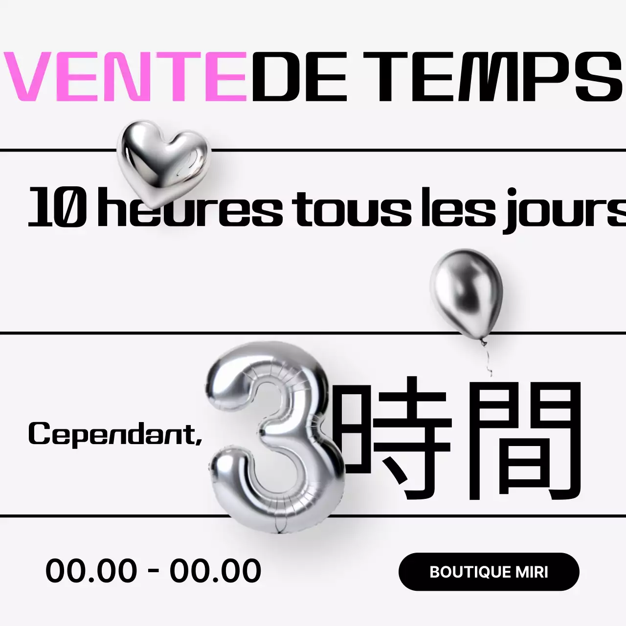 Silver Modern Sale Promotion