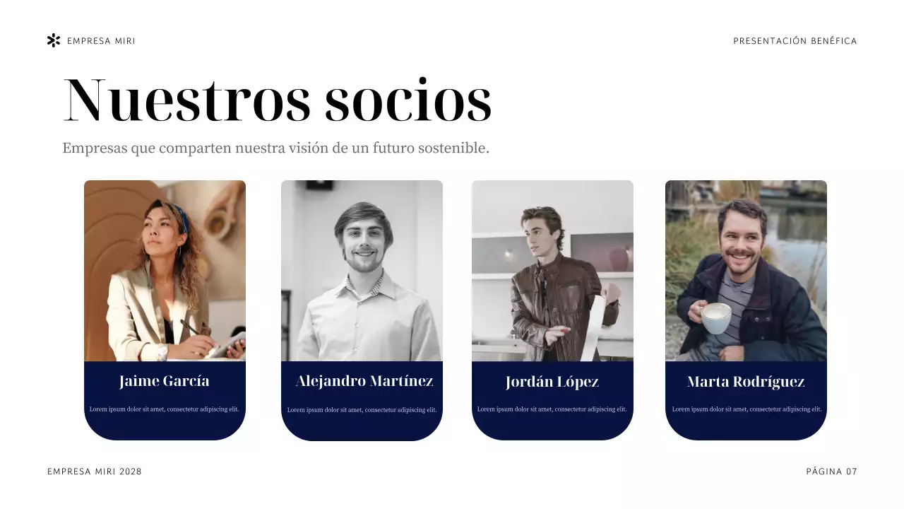 Presentación de la organización sin ánimo de lucro Navy Tropical