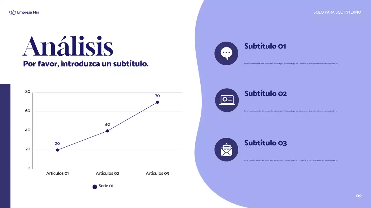 informe de sostenibilidad de blue floral