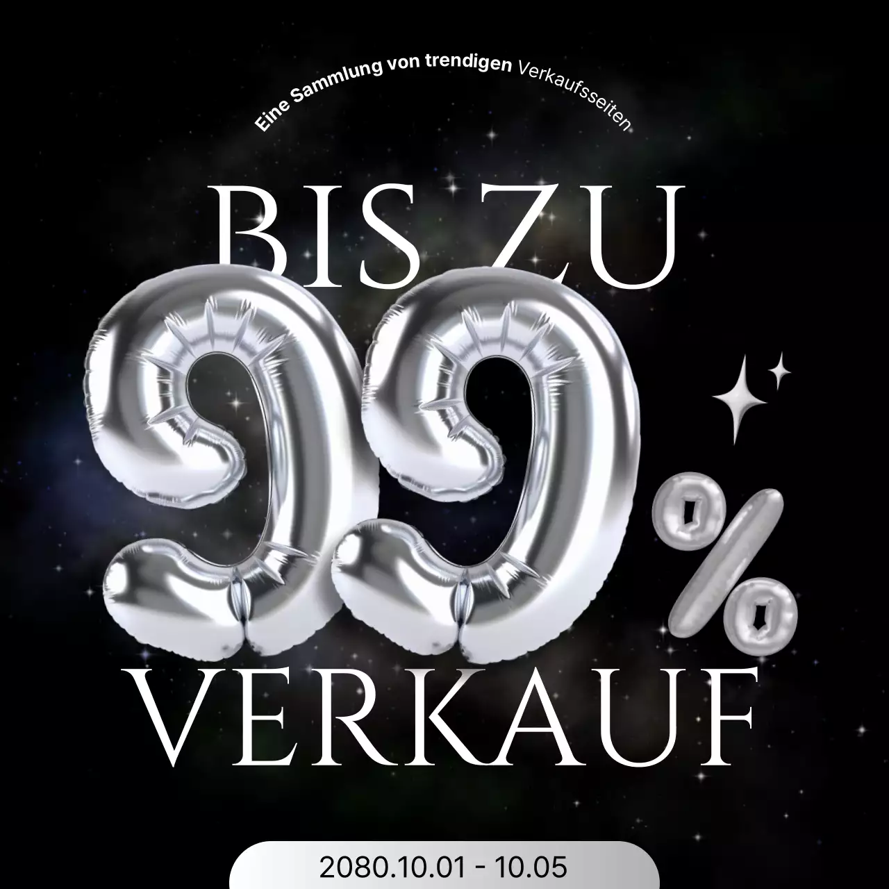 Silver Modern Sale Aktion