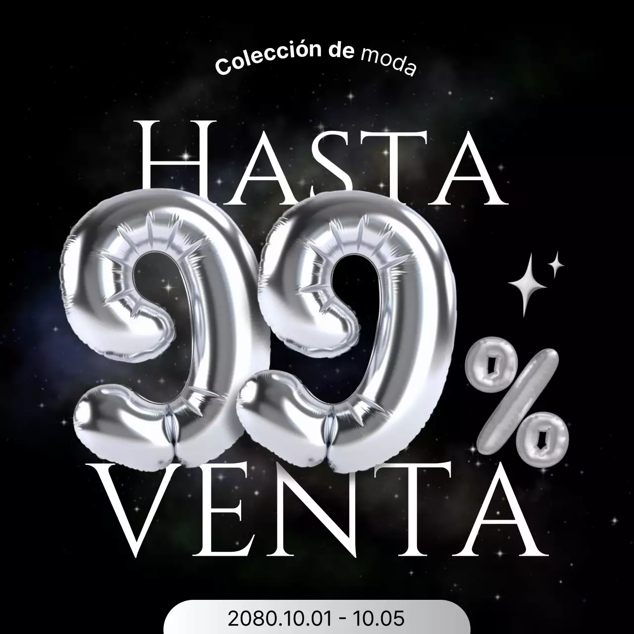 Promoción de rebajas Silver Modern