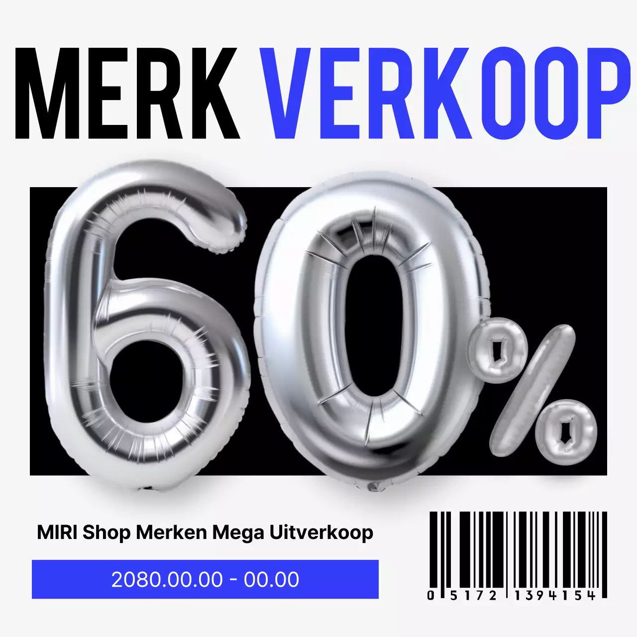 Zilver Modern Uitverkoop Promotie