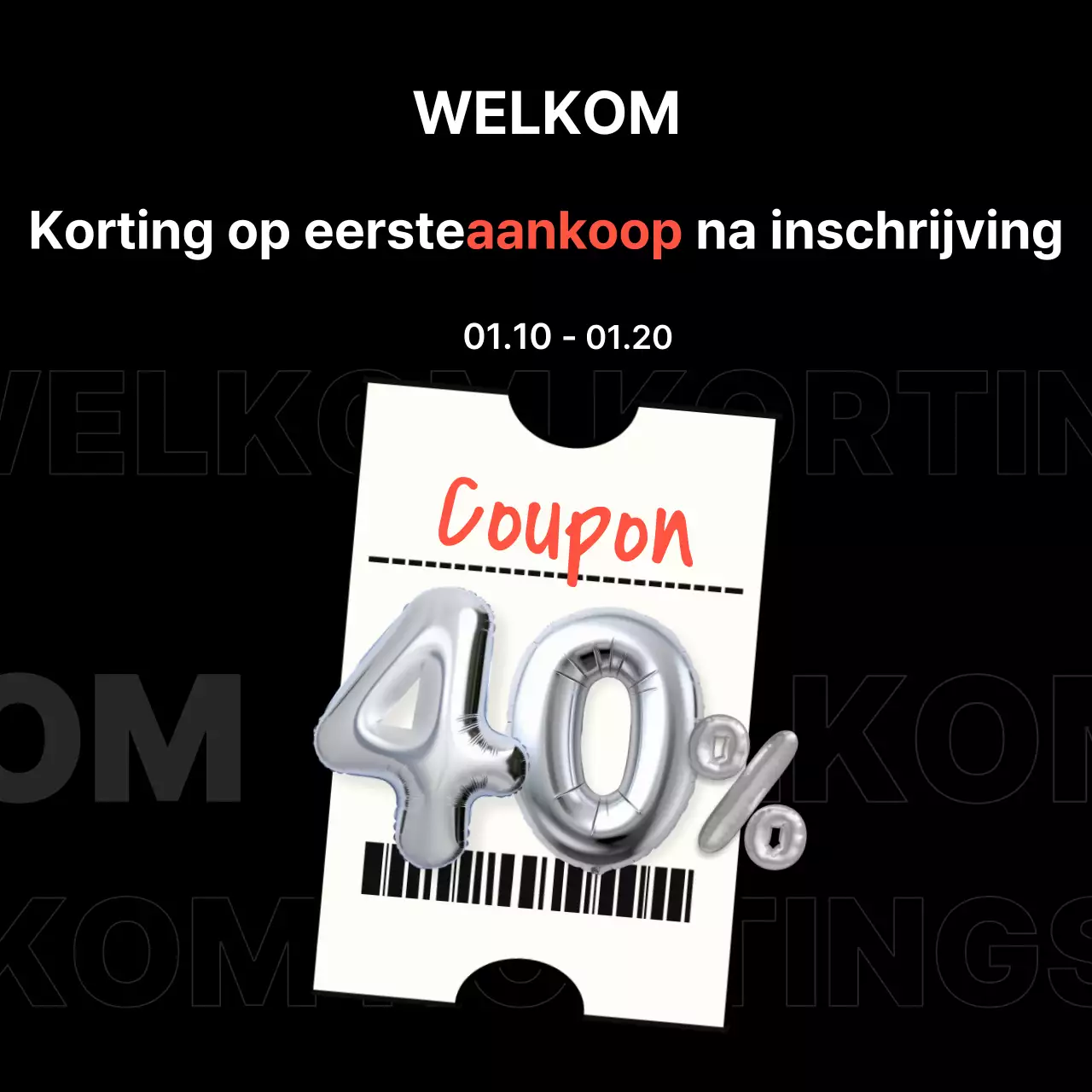 Zilver Modern Uitverkoop Promotie