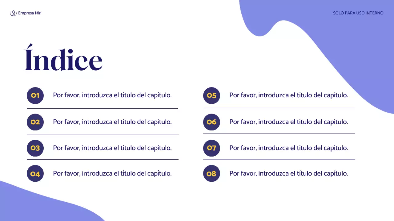 informe de sostenibilidad de blue floral