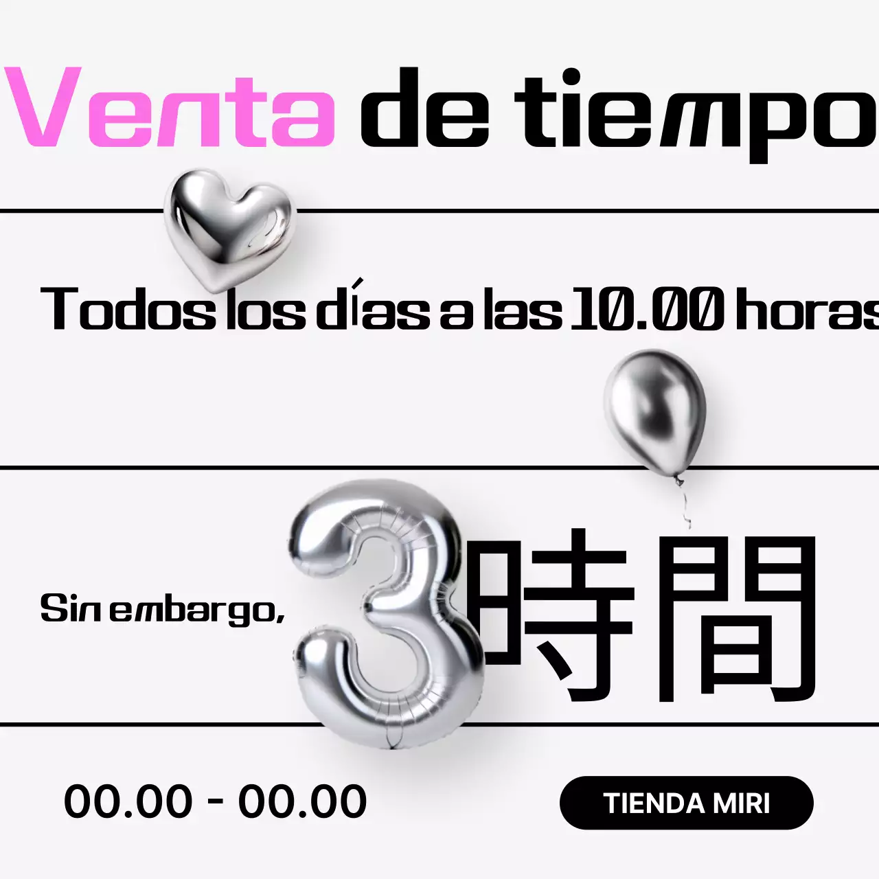 Promoción de rebajas Silver Modern