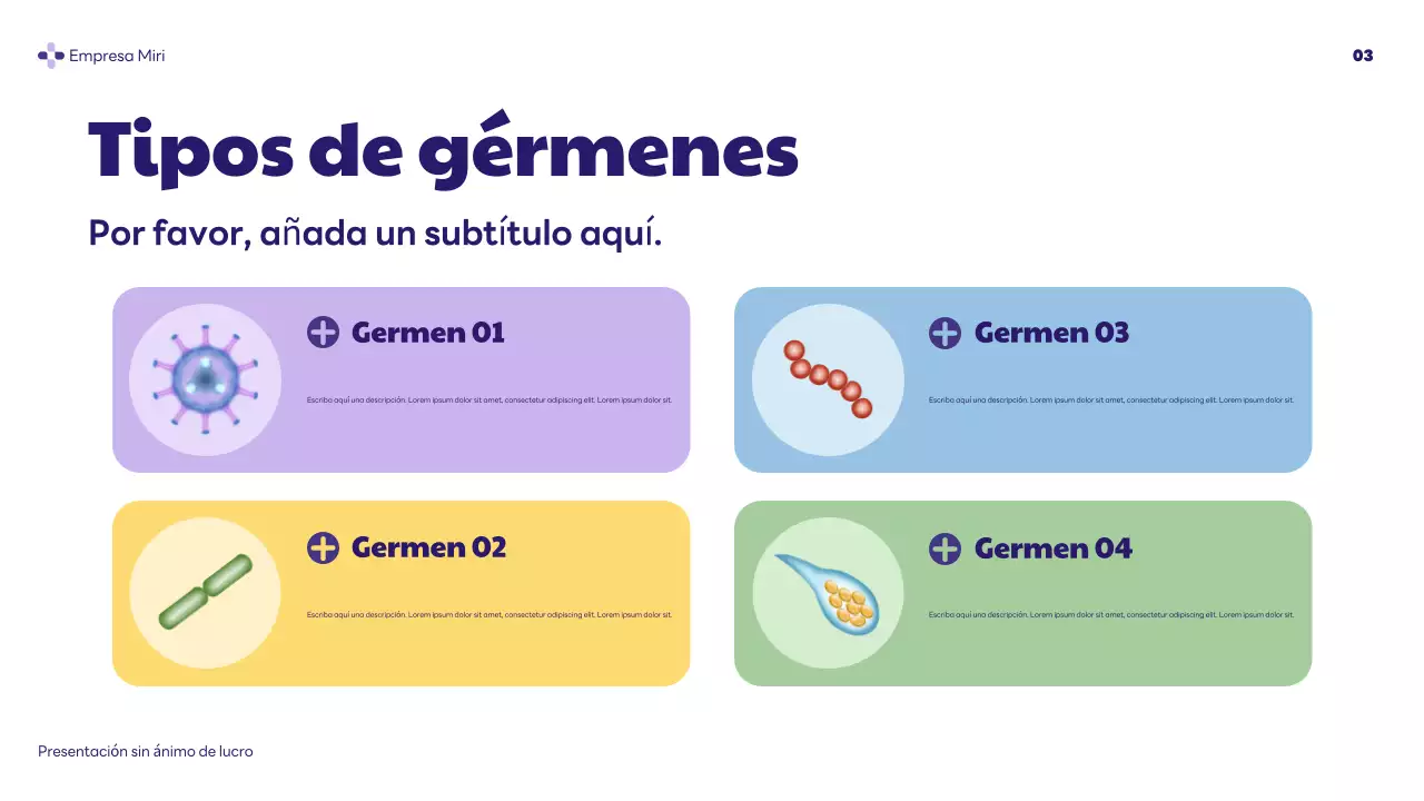 purple modern health presentation