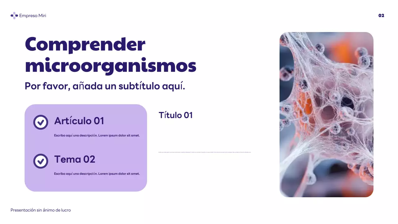 purple modern health presentation