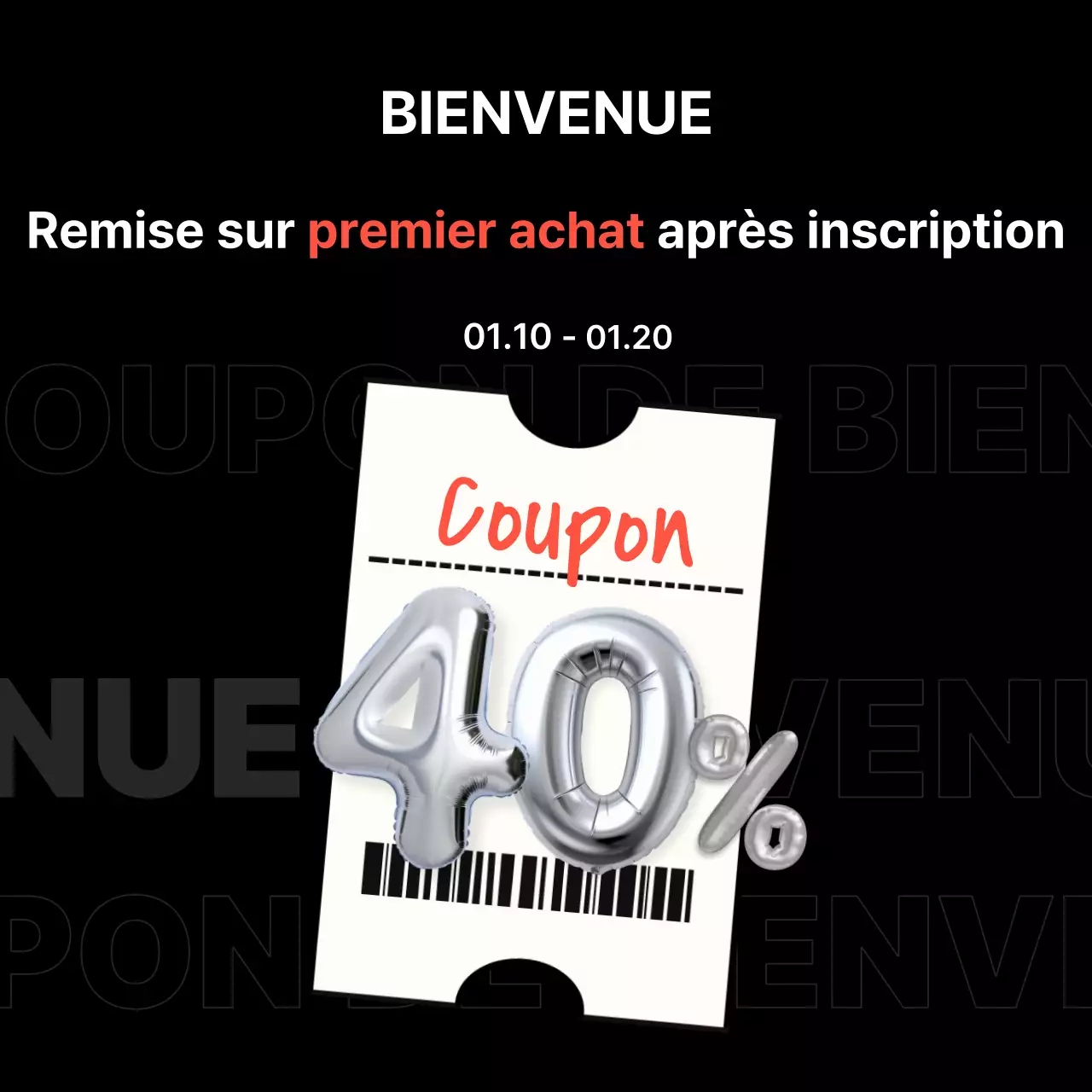 Silver Modern Sale Promotion