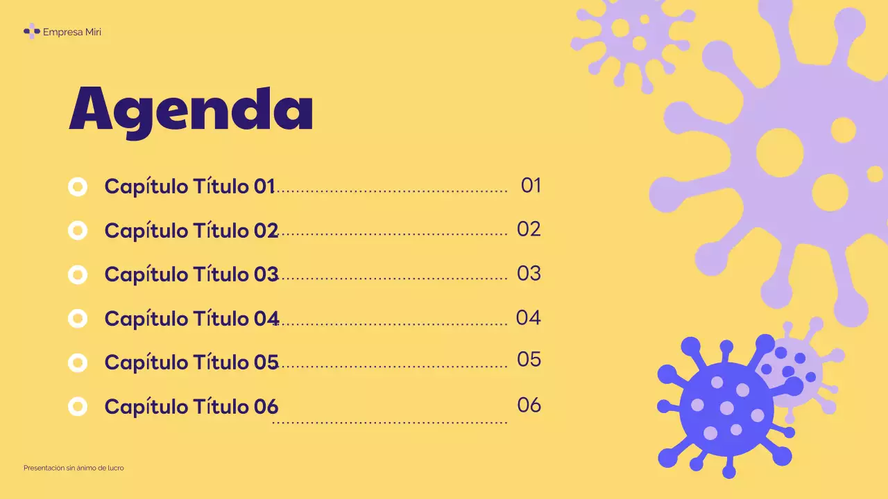 purple modern health presentation