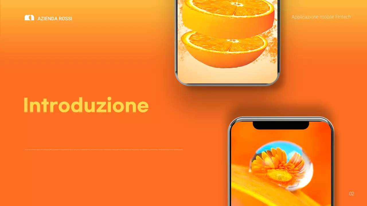 promozione fintech moderna arancione