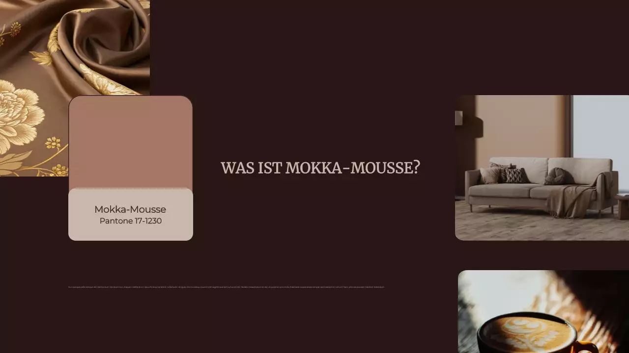 Braun Abstrakte Farbe des Jahres