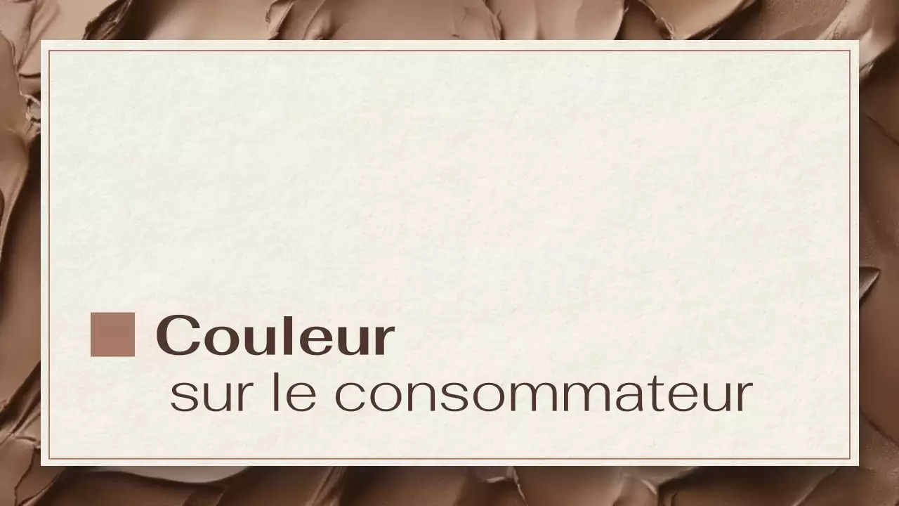 rapport sur les tendances des couleurs modernes marron et beige présentation du document