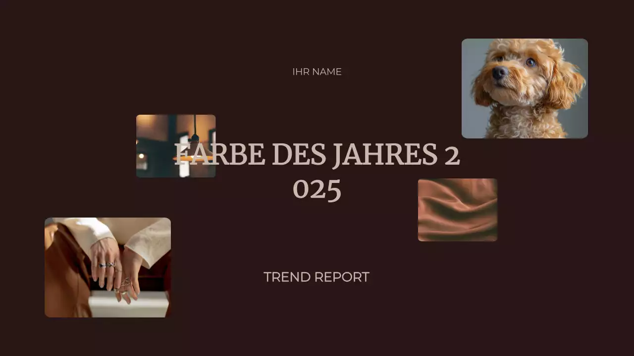 Braun Abstrakte Farbe des Jahres