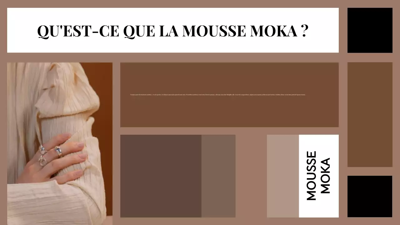 annonce du rapport sur les tendances en matière d'esthétique brune