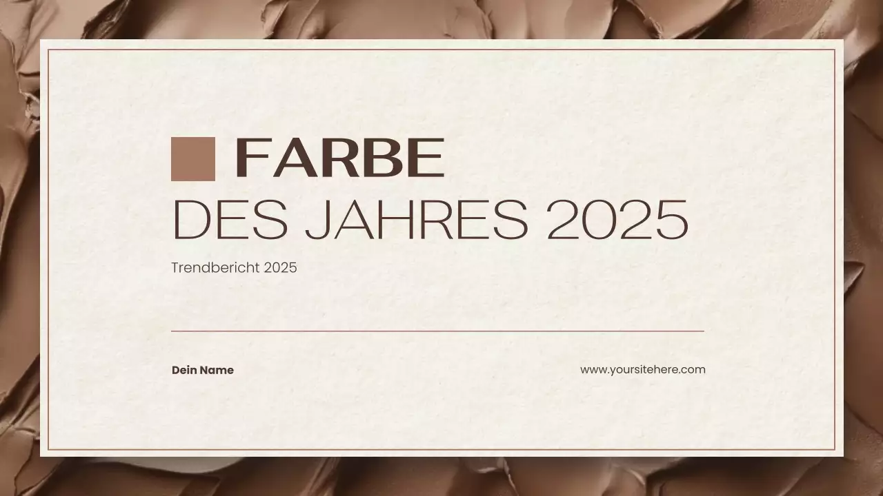 braun und beige moderne farbtrendbericht dokumentenpräsentation