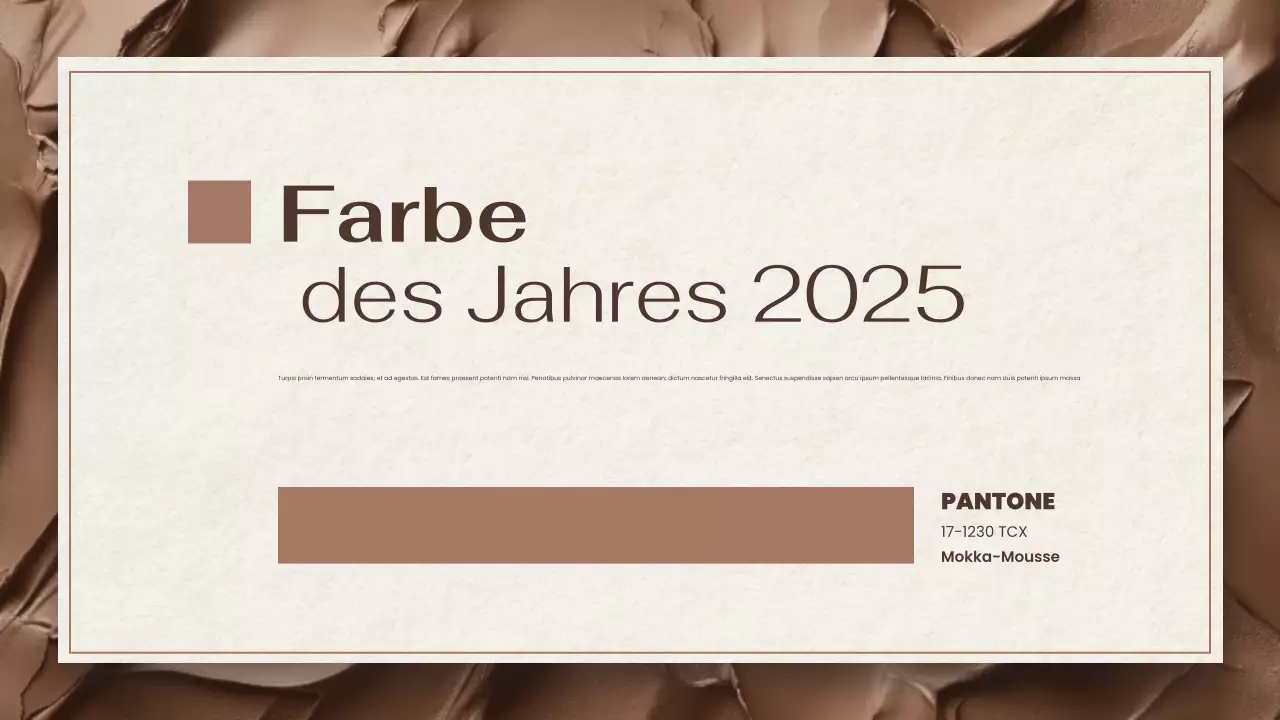 braun und beige moderne farbtrendbericht dokumentenpräsentation