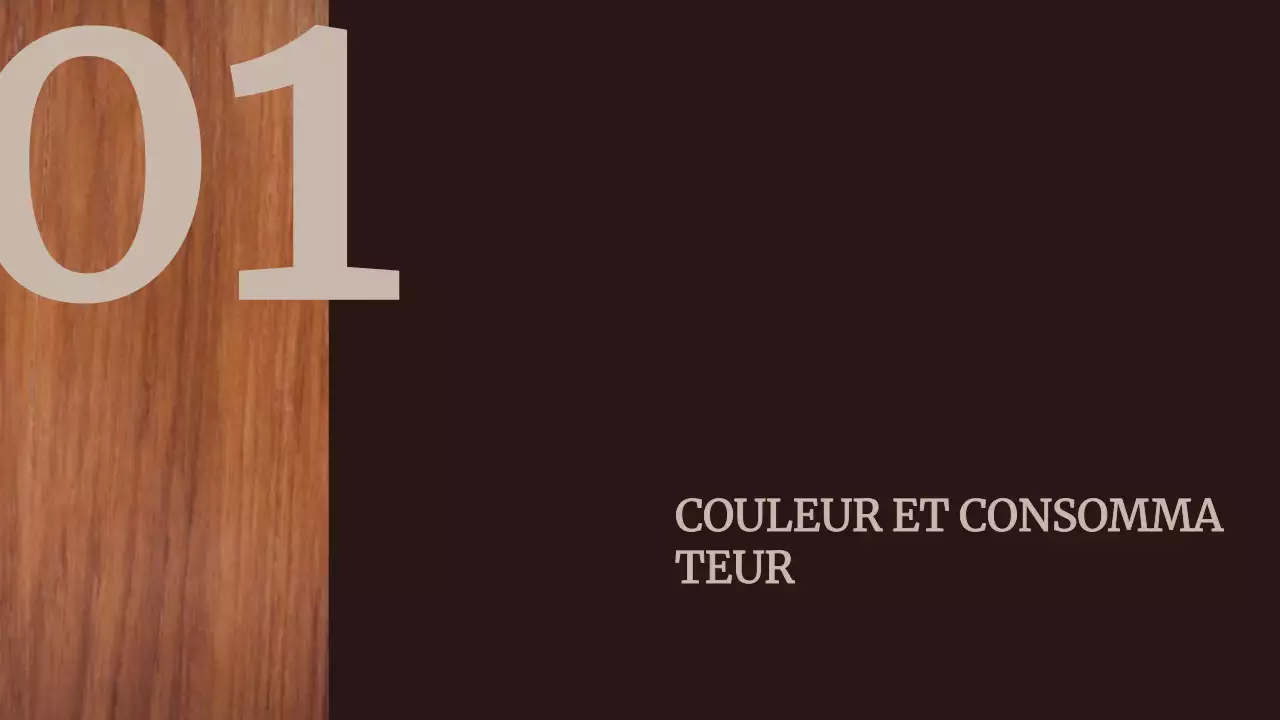Marron Couleur abstraite de l'année