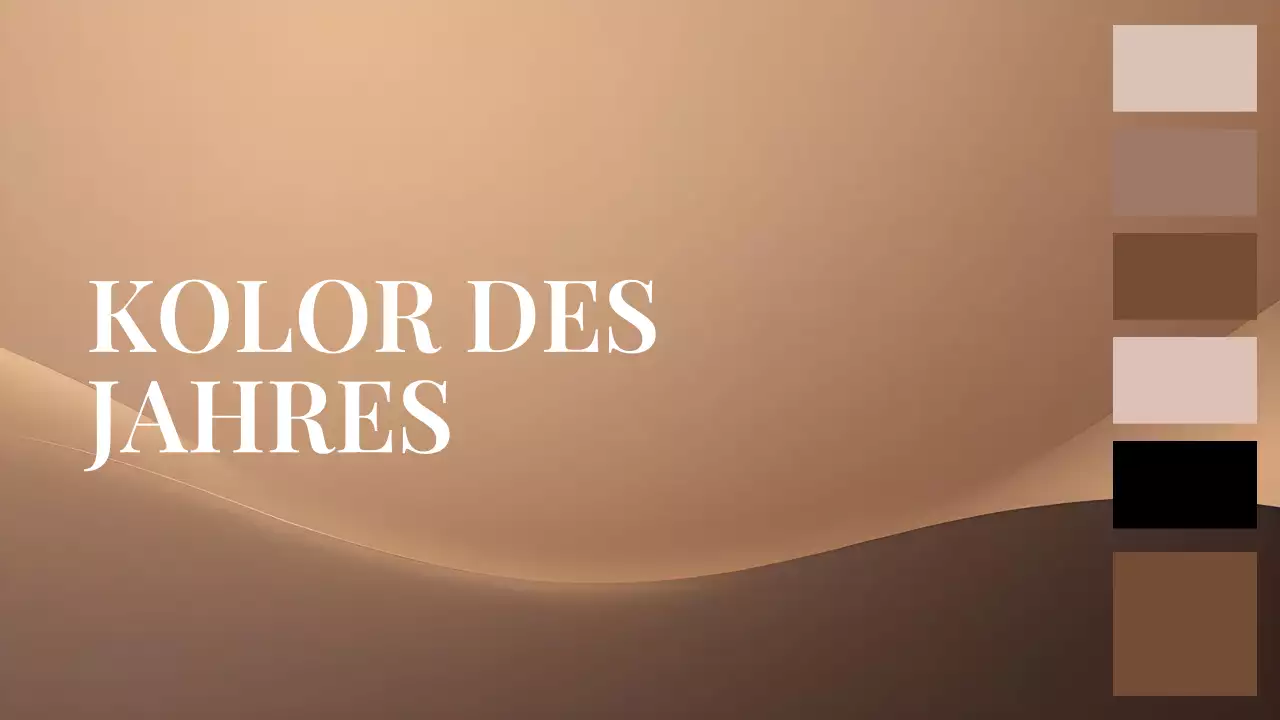 Ankündigung des braunen ästhetischen Trendberichts