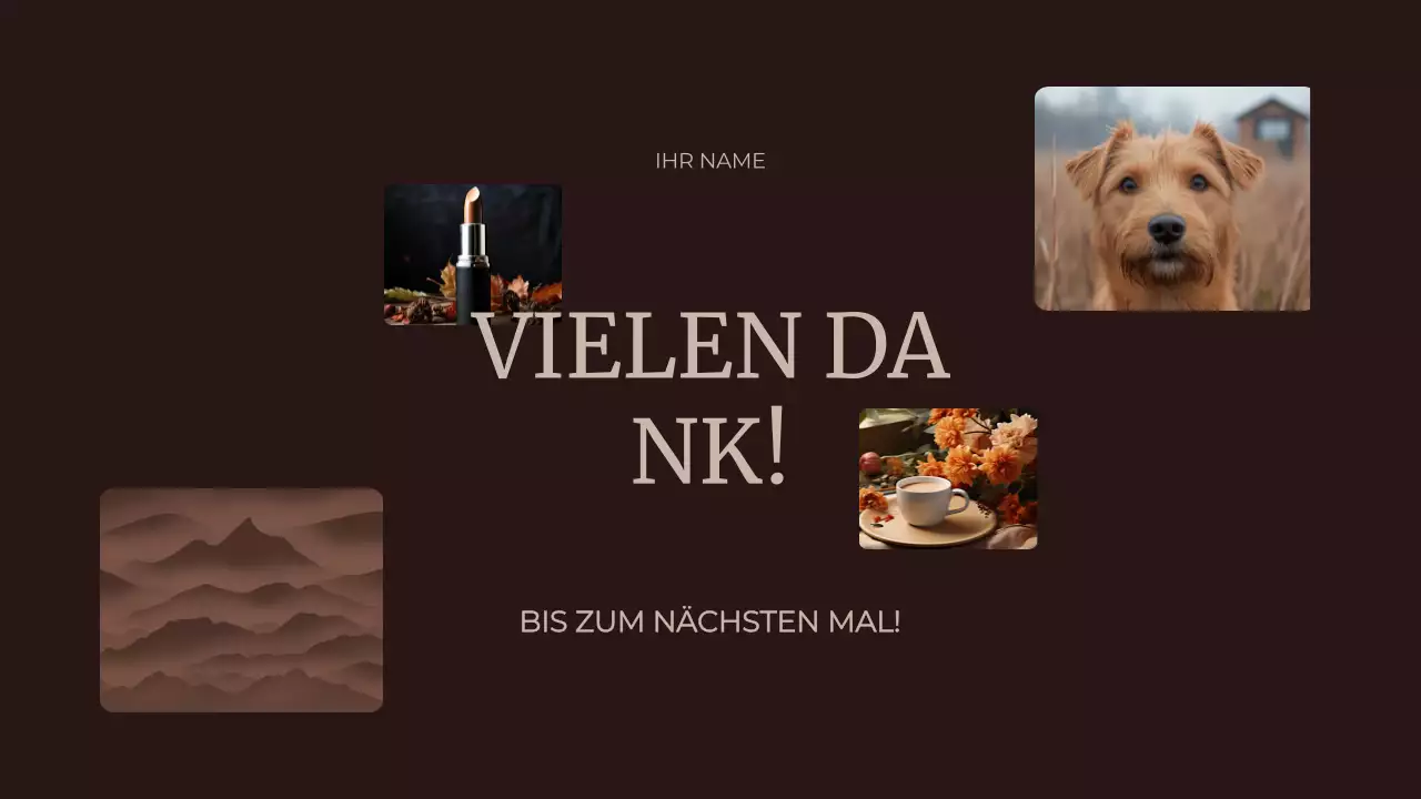 Braun Abstrakte Farbe des Jahres