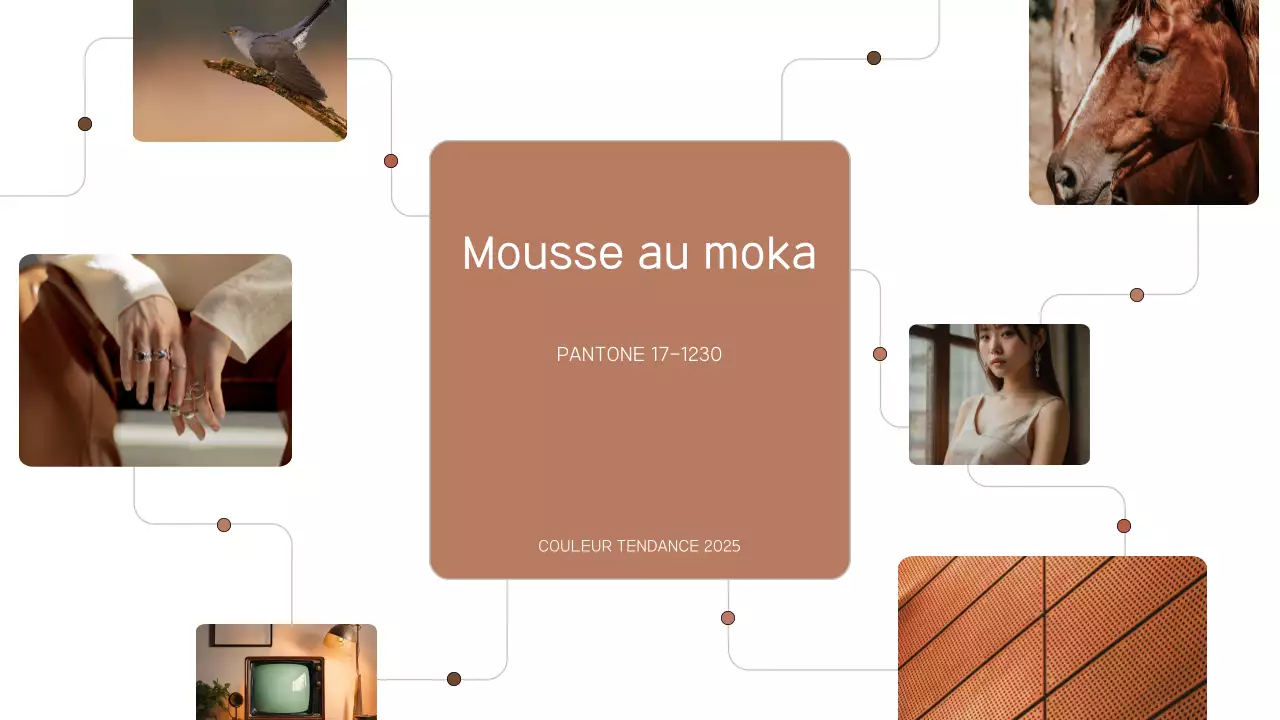 document de rapport sur les tendances modernes brunes