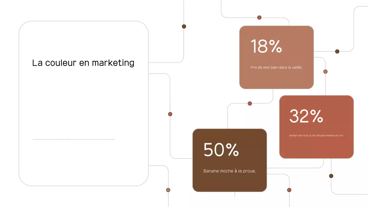 document de rapport sur les tendances modernes brunes