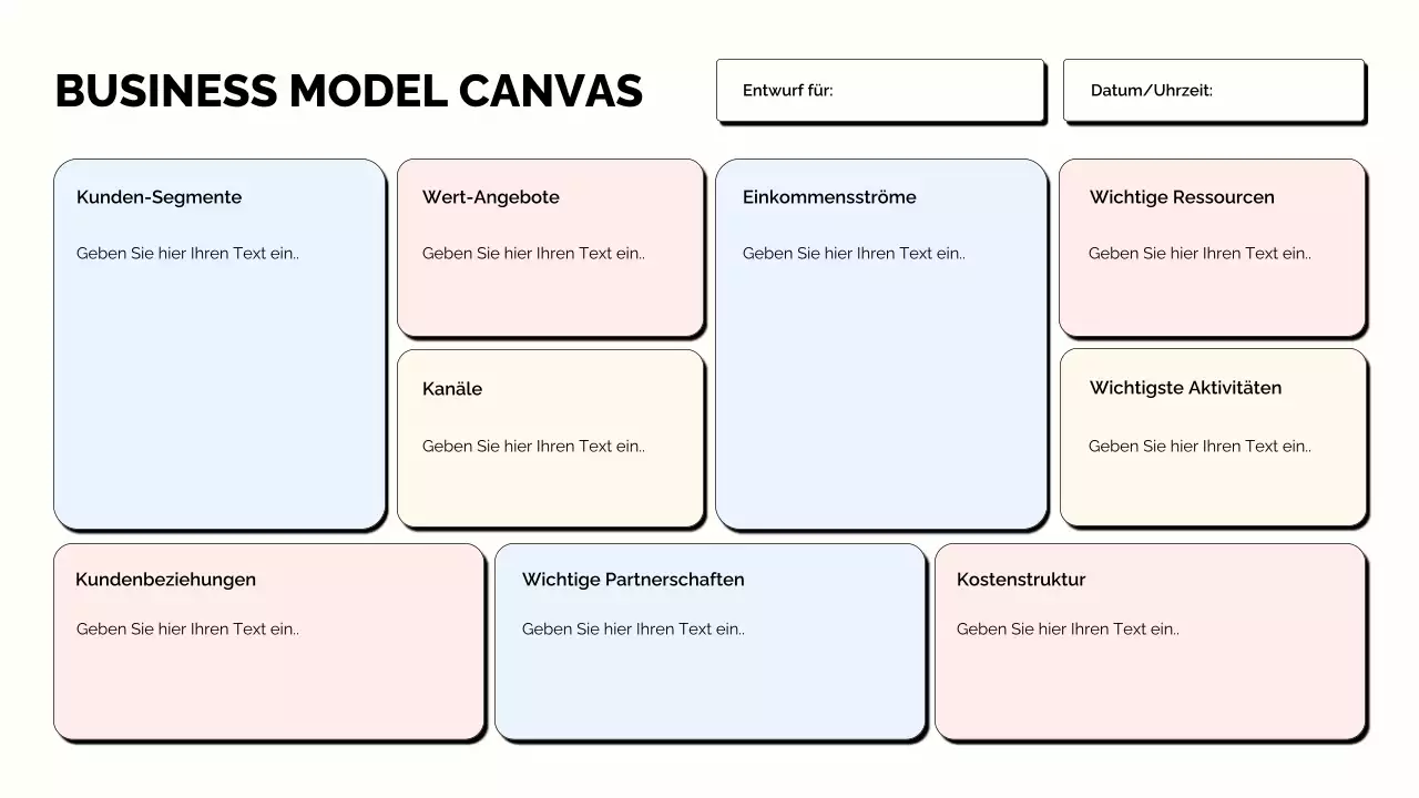 beige moderne geschäftsplan vorlage