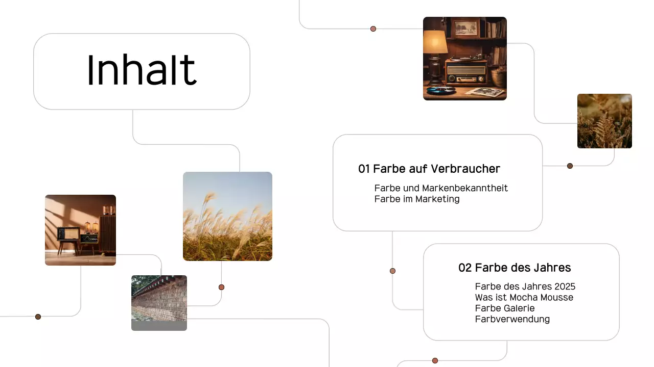 braun modern Trendbericht Dokument