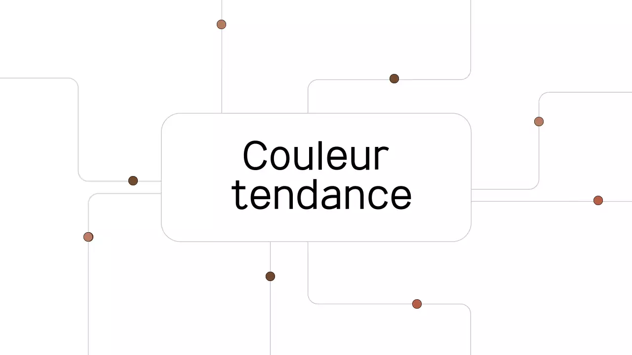 document de rapport sur les tendances modernes brunes