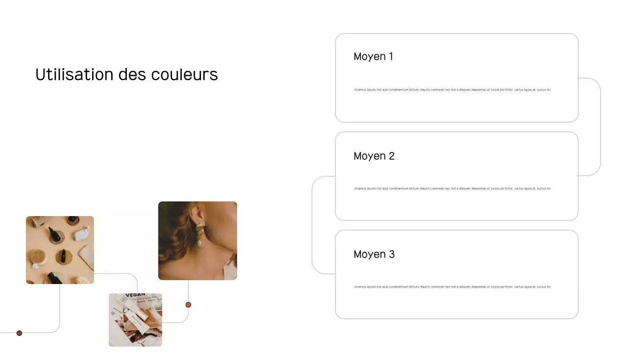 document de rapport sur les tendances modernes brunes