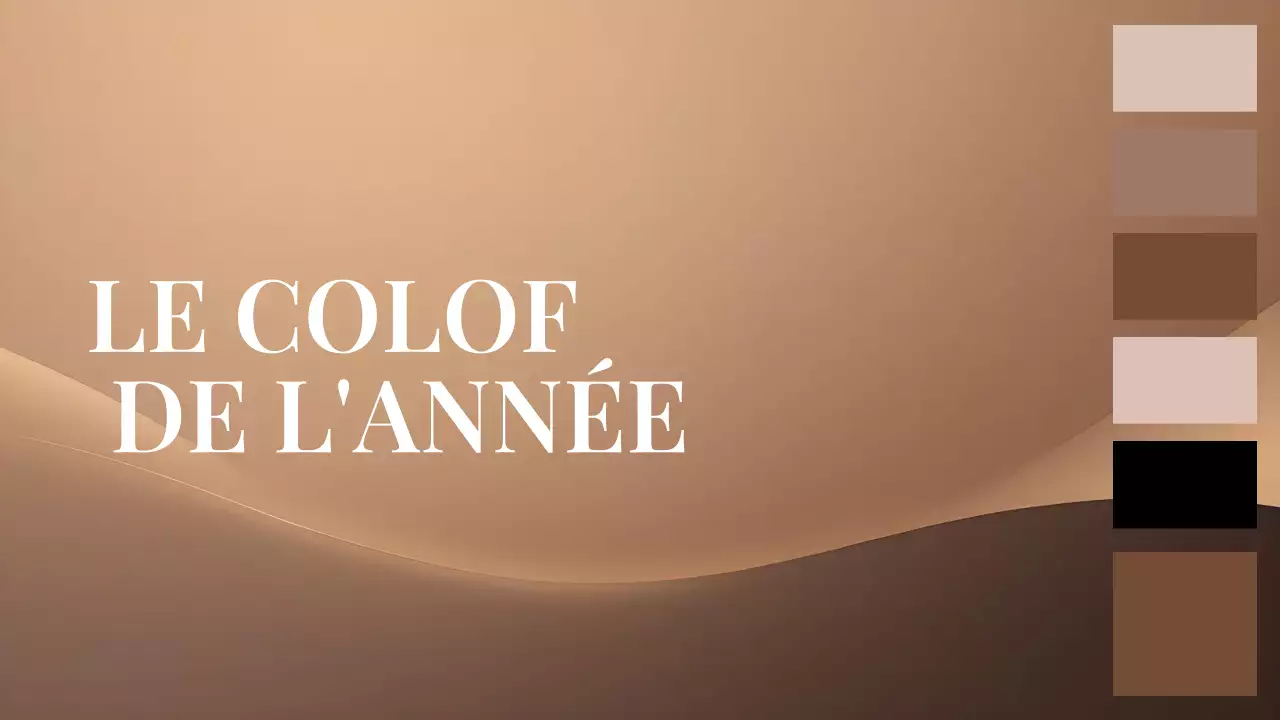 annonce du rapport sur les tendances en matière d'esthétique brune