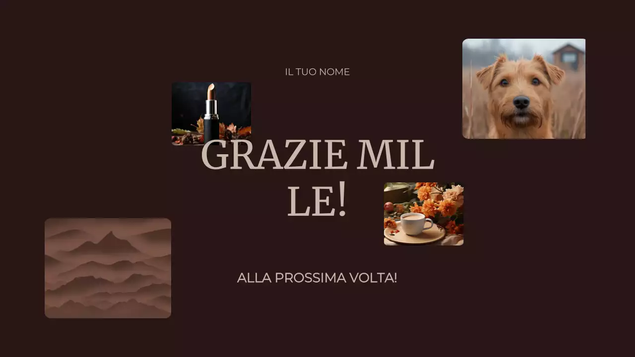 Marrone Colore astratto dell'anno