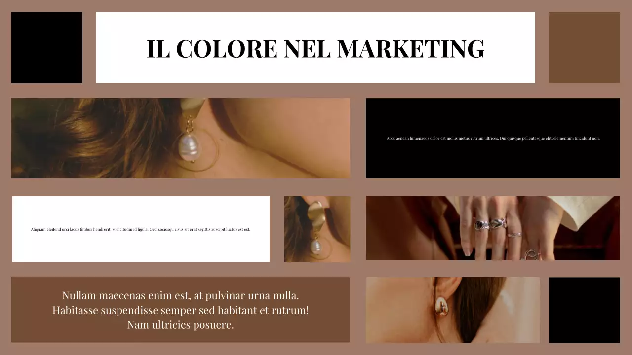 annuncio del rapporto sulle tendenze estetiche del marrone