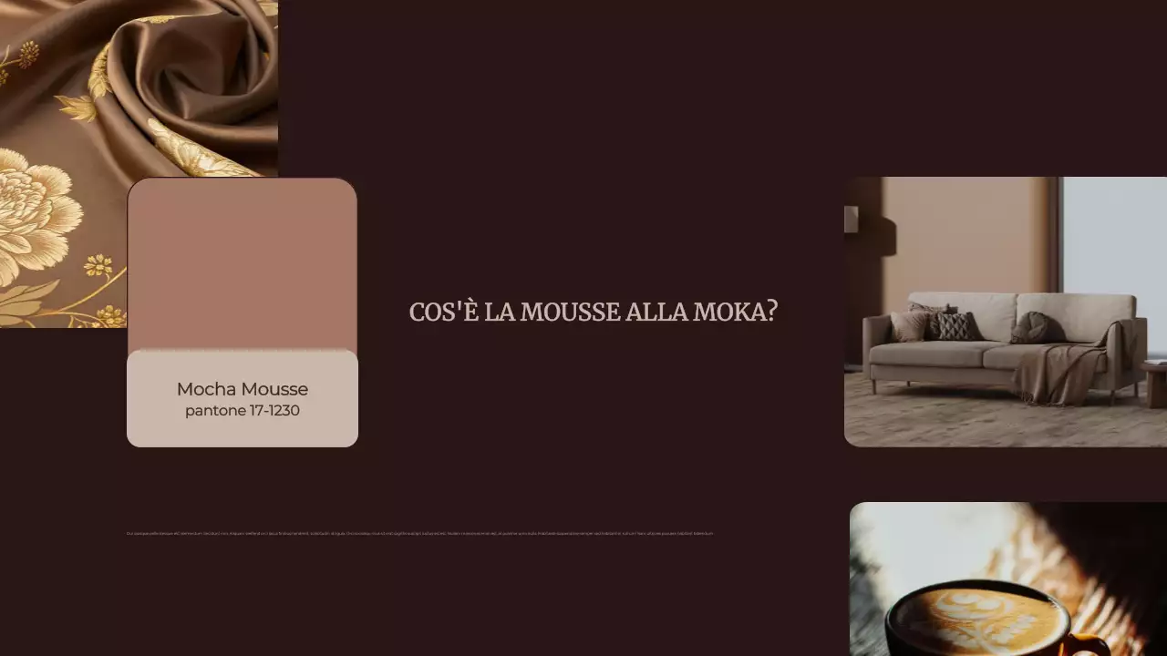 Marrone Colore astratto dell'anno