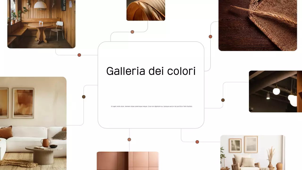 documento di relazione sulle tendenze moderne del marrone