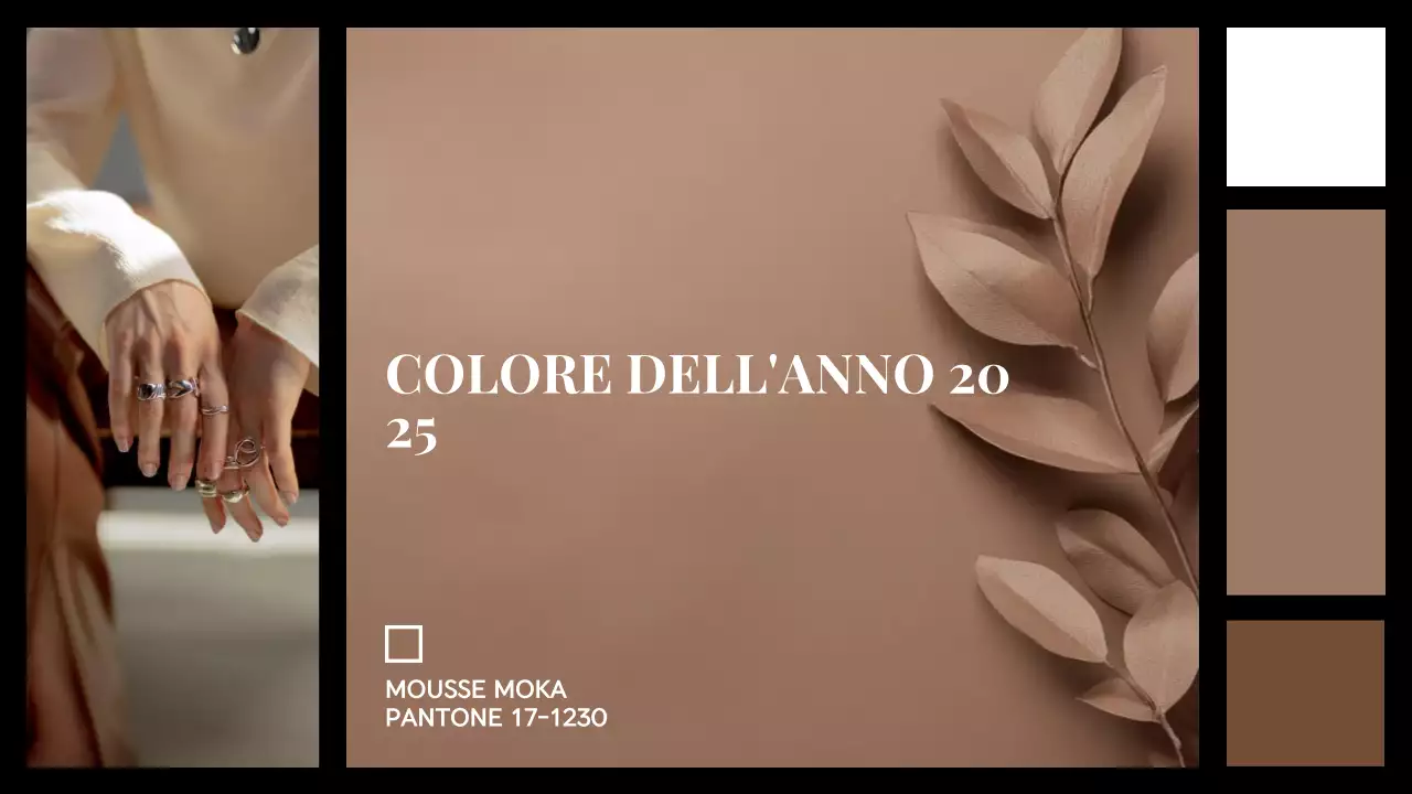 annuncio del rapporto sulle tendenze estetiche del marrone