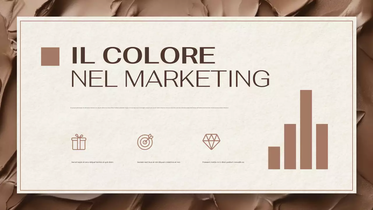 relazione sulle tendenze cromatiche moderne in marrone e beige presentazione del documento