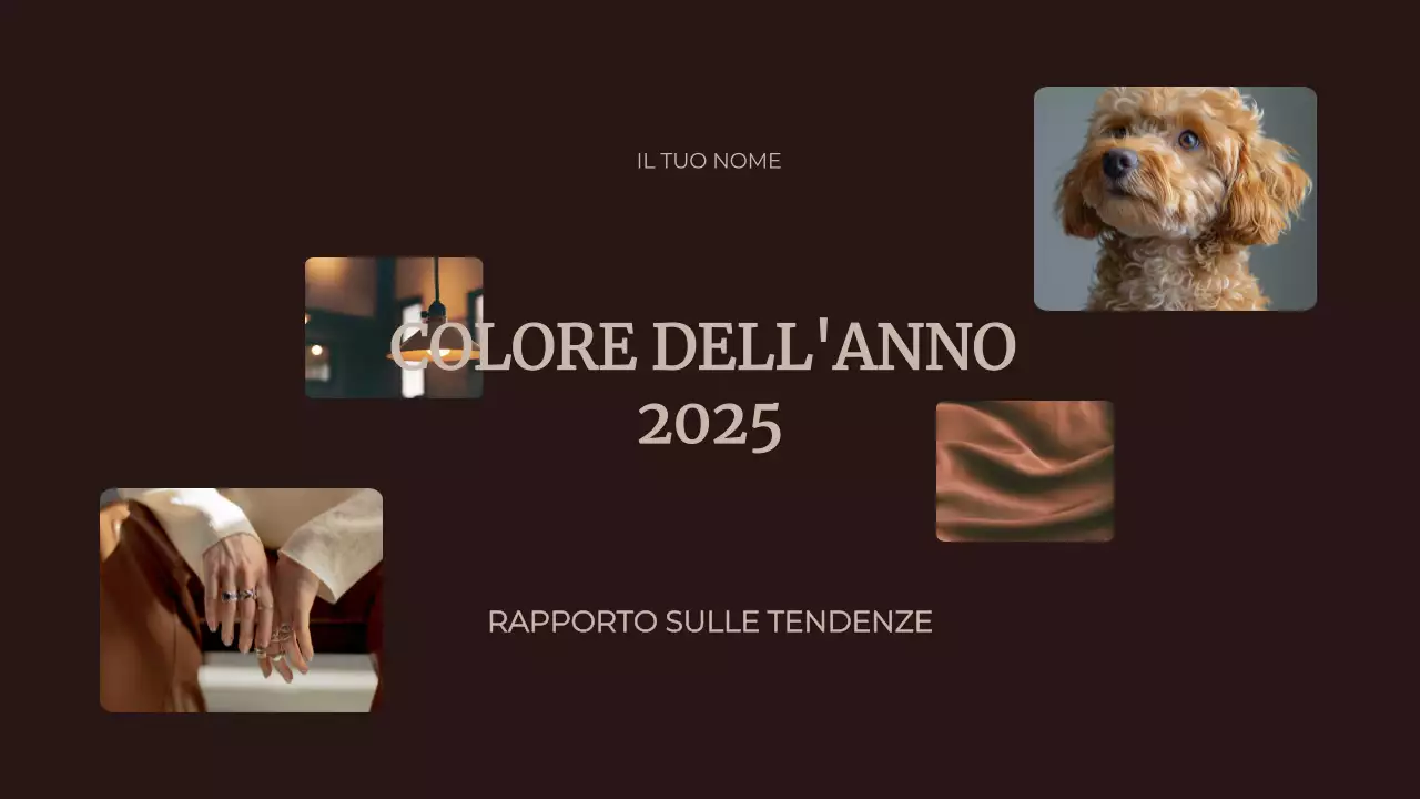 Marrone Colore astratto dell'anno