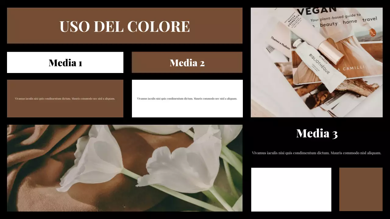 annuncio del rapporto sulle tendenze estetiche del marrone