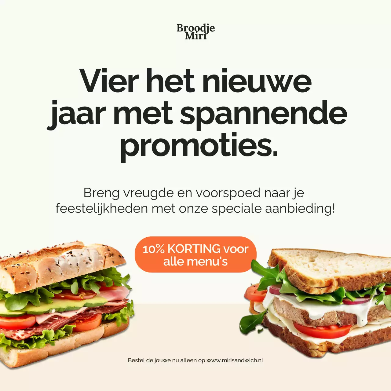 Room en Oranje Food Promotion Social Media