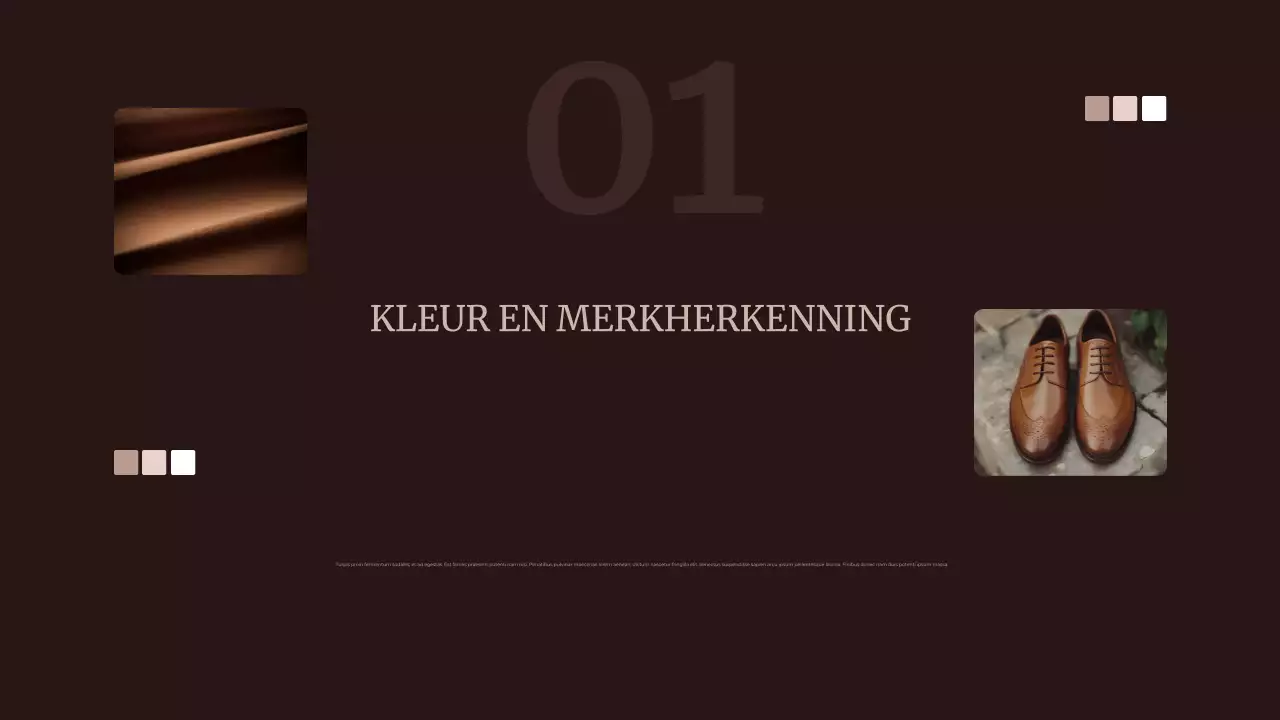 Bruin Abstracte Kleur van het Jaar