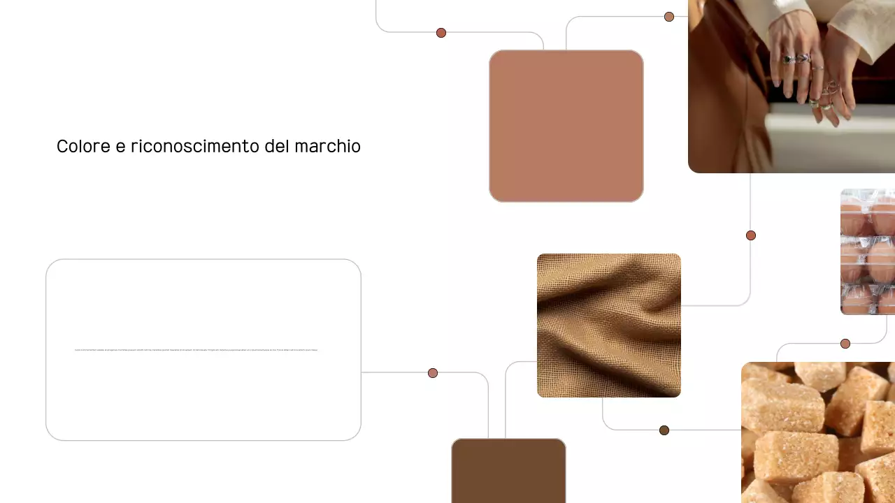 documento di relazione sulle tendenze moderne del marrone