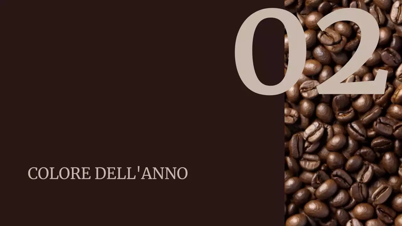 Marrone Colore astratto dell'anno